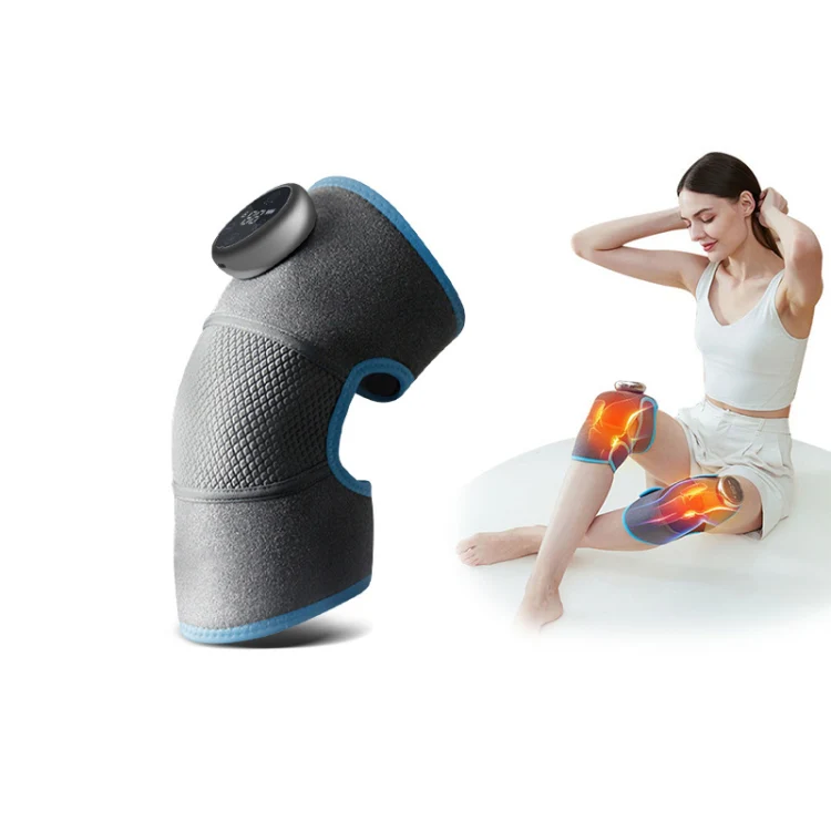 Electric Heating Therapy Knee Warm Knee Pad Brace Massage,Spec: Single With Vibration