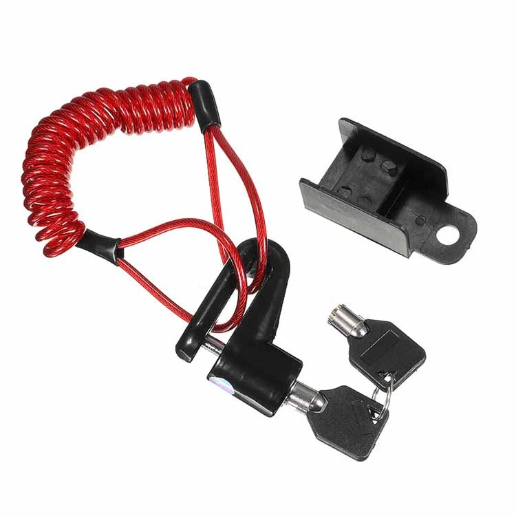 Electric Scooter Disc Brake Lock Multi-Function Reinforced Anti-Theft Lock Accessory for Xiaomi Mijia M365, Packing specification: Disc Brake Lock (Red) - Image 5