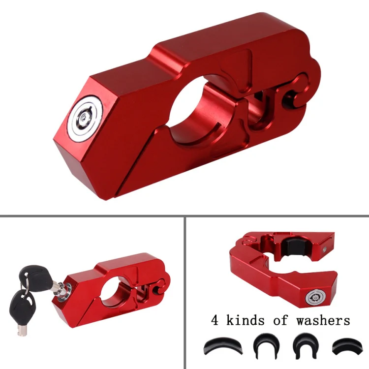 Electric Scooter Handlebar Lock For Xiaomi Mijia M365(Red) - Image 5
