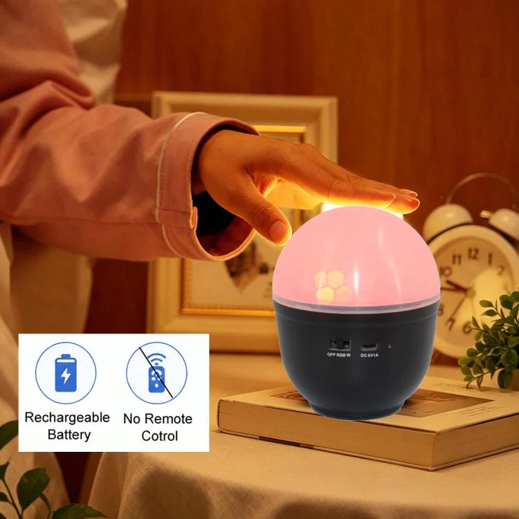 EMS-28 LED Eye-Caring Night Light For Office & Study, Stage Ambience Projection Lamp, Spec: Rechargeable No Remote Cotrol