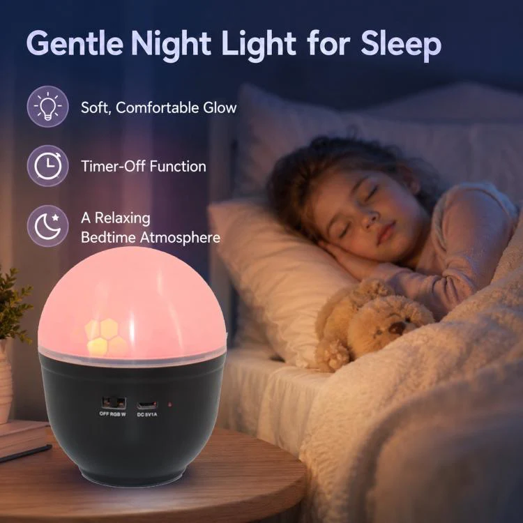 EMS-28 LED Eye-Caring Night Light For Office & Study, Stage Ambience Projection Lamp, Spec: Rechargeable No Remote Cotrol - Image 4