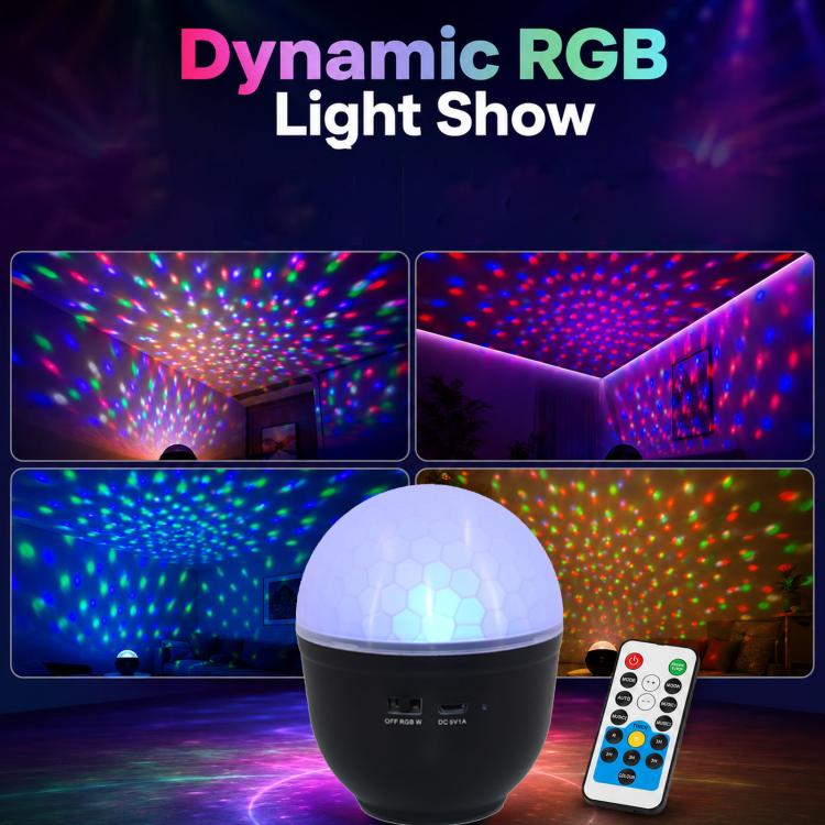 EMS-28 LED Eye-Caring Night Light For Office & Study, Stage Ambience Projection Lamp, Spec: Rechargeable With Remote Control - Image 5
