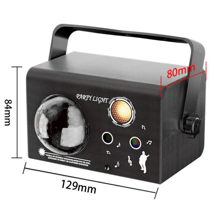 EMS-45 LED Laser Magic Ball Light, Home Use Laser Stage Lamp For Bar, KTV With 1m USB Cable - Image 3
