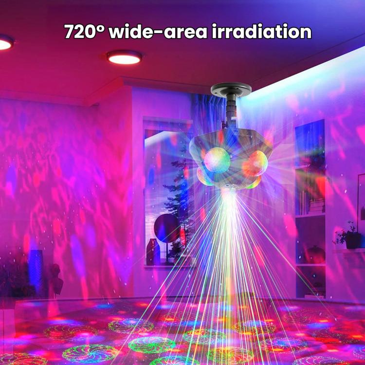 EMS-54 LED Laser Party Atmosphere Light, Stage Strobe Light For Festival & Entertainment US Plug - Image 6