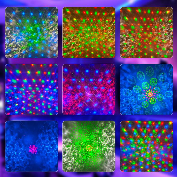 EMS-54 LED Laser Party Atmosphere Light, Stage Strobe Light For Festival & Entertainment US Plug - Image 9