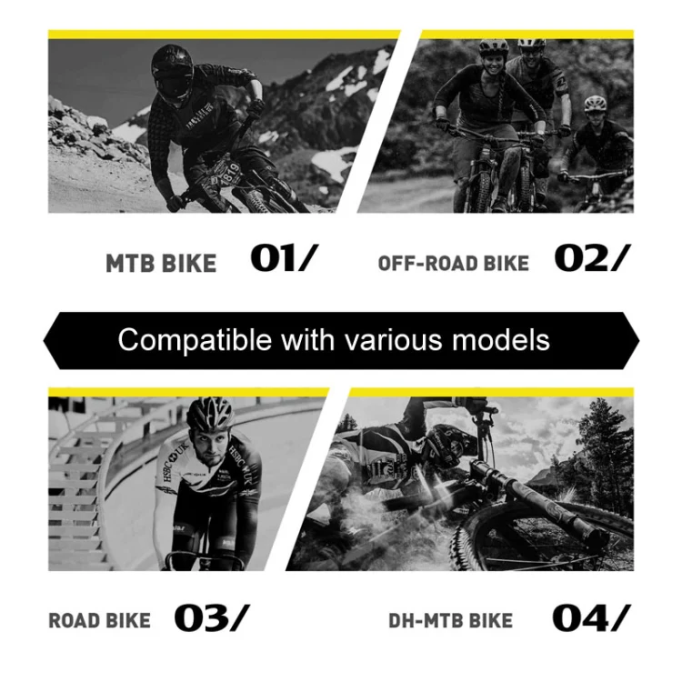ENLEE E-2210 10pcs /Set Bicycle Jersey Stickers Mountain Bike Frame Protection Adhesive Tape, Model: Camouflage - Image 6