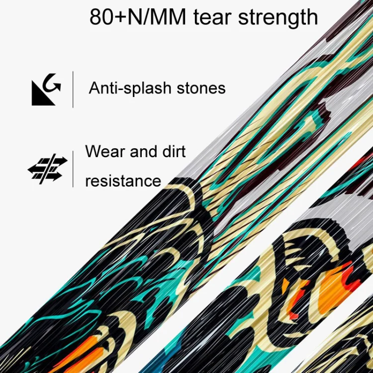 ENLEE E-2210 10pcs /Set Bicycle Jersey Stickers Mountain Bike Frame Protection Adhesive Tape, Model: Camouflage - Image 8
