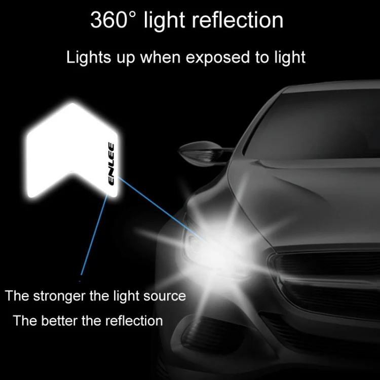 ENLEE E-RS2301 12pcs /Set Bicycle Wheel Set Reflective Sticker Night Cycling Reflective Signs - Image 7
