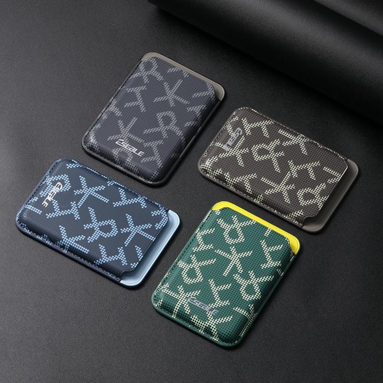 ESEBLE S8 PU Leather Letter Texture Magnetic Mobile Phone Card Slots(Black) - Image 8