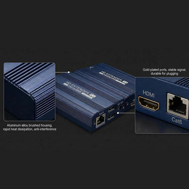 ET1815KVM 150m 1080P 60Hz HDMI Extender with Cat6 / RJ45 / KVM Port, Plug:EU Plug - Image 4