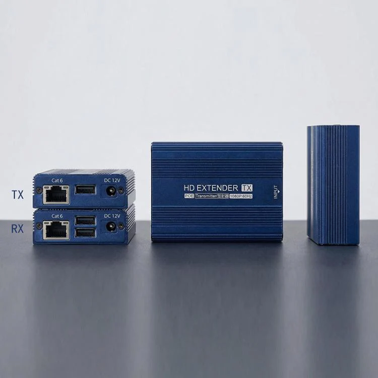 ET1815KVM 150m 1080P 60Hz HDMI Extender with Cat6 / RJ45 / KVM Port, Plug:EU Plug - Image 6