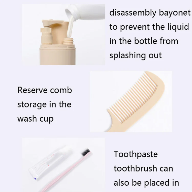 ETRAVEL Travel Toiletry Four-piece Set Travel Toothbrush Case(Bean Green) - Image 7