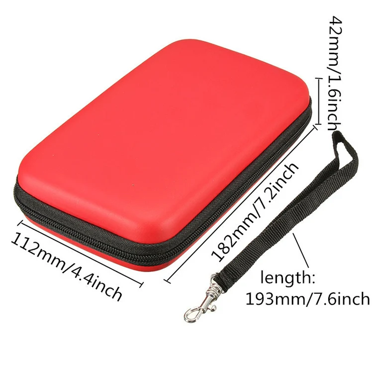 EVA Hard Carry Case Cover for New 3DS XL LL Skin Sleeve Bag Pouch(Black) - Image 3