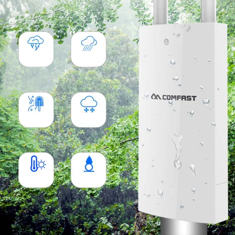 EW72 1200Mbps Comfast Outdoor High-Power Wireless Coverage AP Router(UK Plug) - Image 3