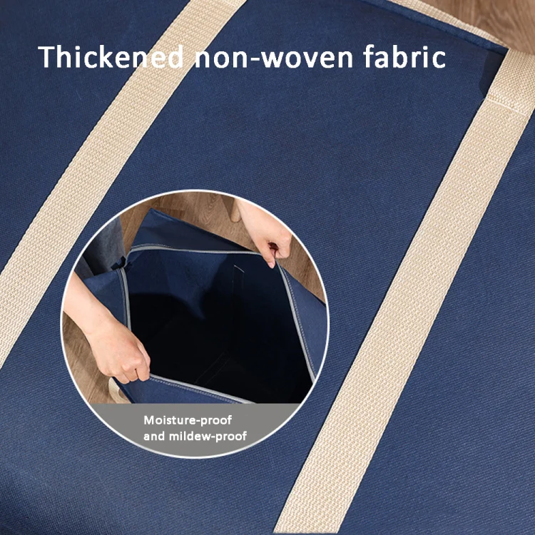 Extra Large Moving Bags Storage Totes Bag Travel Duffle Bag 58 x 40 x 25cm(Tibetan Cyan) - Image 3
