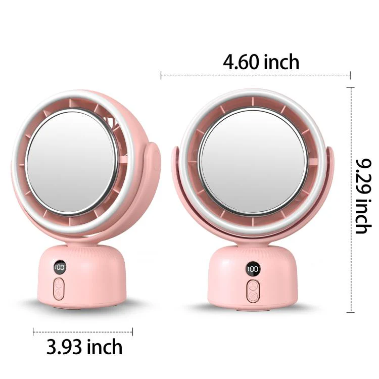 F2 Makeup Mirror Beauty Fill Light Desktop Fan(White) - Image 10