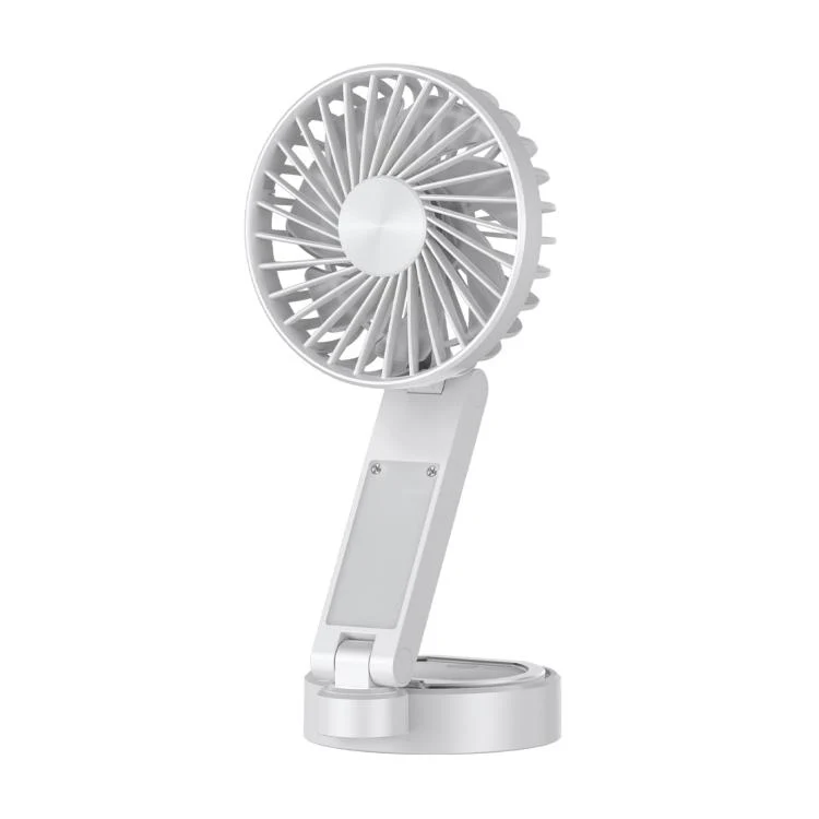 F20 Portable Magnetic Folding Fan with LED(White)