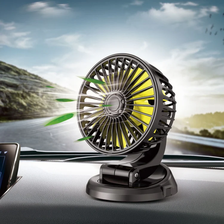 F409 Car Fan General Car Shaking Head Fan(Cigarette Lighter Port 12V) - Image 7