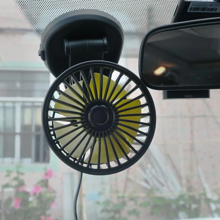 F409 Car Fan General Car Shaking Head Fan(Cigarette Lighter Port 12V) - Image 9