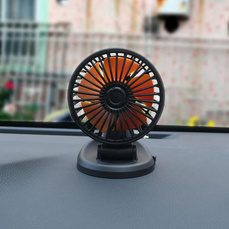 F409 Car Fan General Car Shaking Head Fan(Cigarette Lighter Port  24V) - Image 2