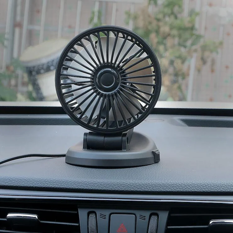 F409 Car Fan General Car Shaking Head Fan(USB Interface 5V) - Image 2