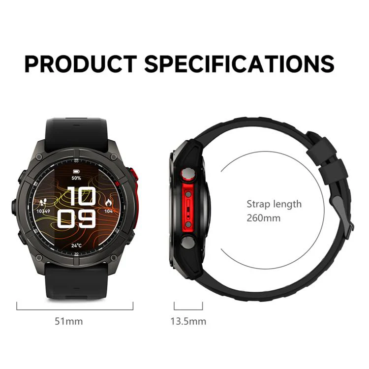 F8 Pro 1.43 inch AMOLED Screen Smart Watch Support Health Monitoring, Multi-Sport Modes(Black) - Image 18