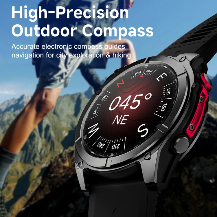F8 Pro 1.43 inch AMOLED Screen Smart Watch Support Health Monitoring, Multi-Sport Modes(Grey Orange) - Image 13