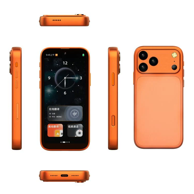 F80 Pro 4.7 inch Portable Audio and Video Calling AI Smart Translator(Orange) - Image 2