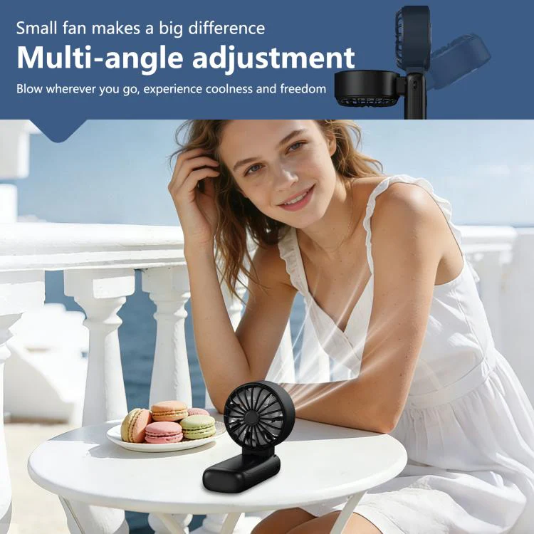 F9 Ice Compress Foldable Handheld Fan(White) - Image 5