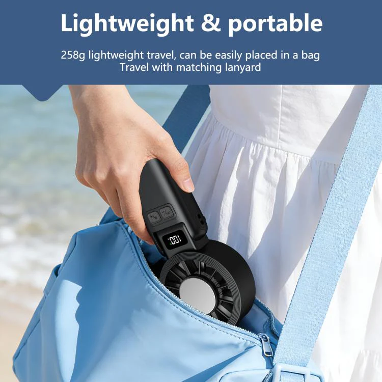 F9 Ice Compress Foldable Handheld Fan(White) - Image 8