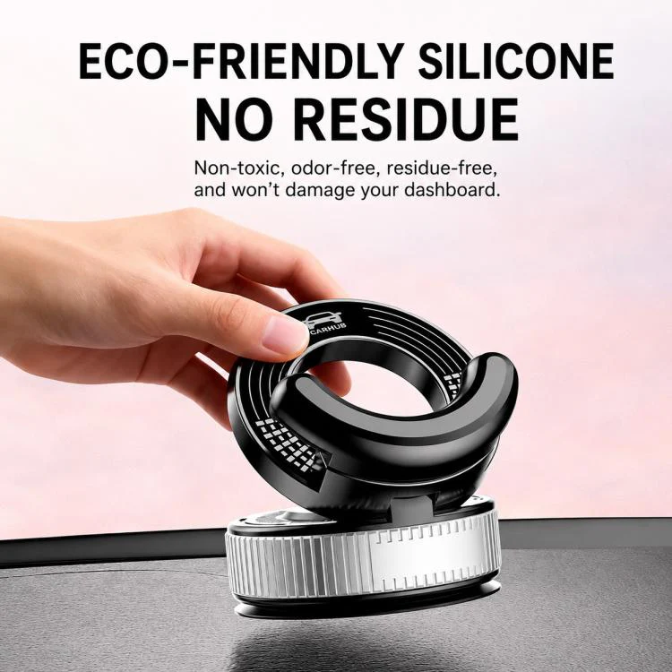 F9 Vacuum Suction Cup Phone Car Mount For Navigation Desktop Use, Style:Basic Model(Orange) - Image 8