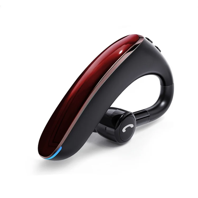 F900 Mini Earhook 180° Freely Rotating Wireless Bluetooth 5.0 Earphone Car Handsfree Call Headphone(Red) - Image 2