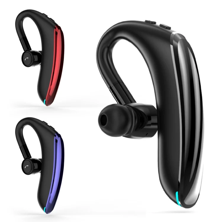 F900 Mini Earhook 180° Freely Rotating Wireless Bluetooth 5.0 Earphone Car Handsfree Call Headphone(Red) - Image 3