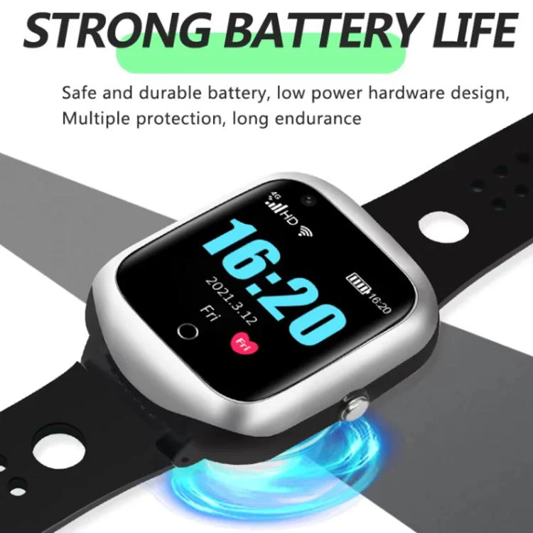 FA66 1.3-inch Screen 4G Network GPS Tracking Student Smart Watch, Model:American Version(Blue) - Image 10