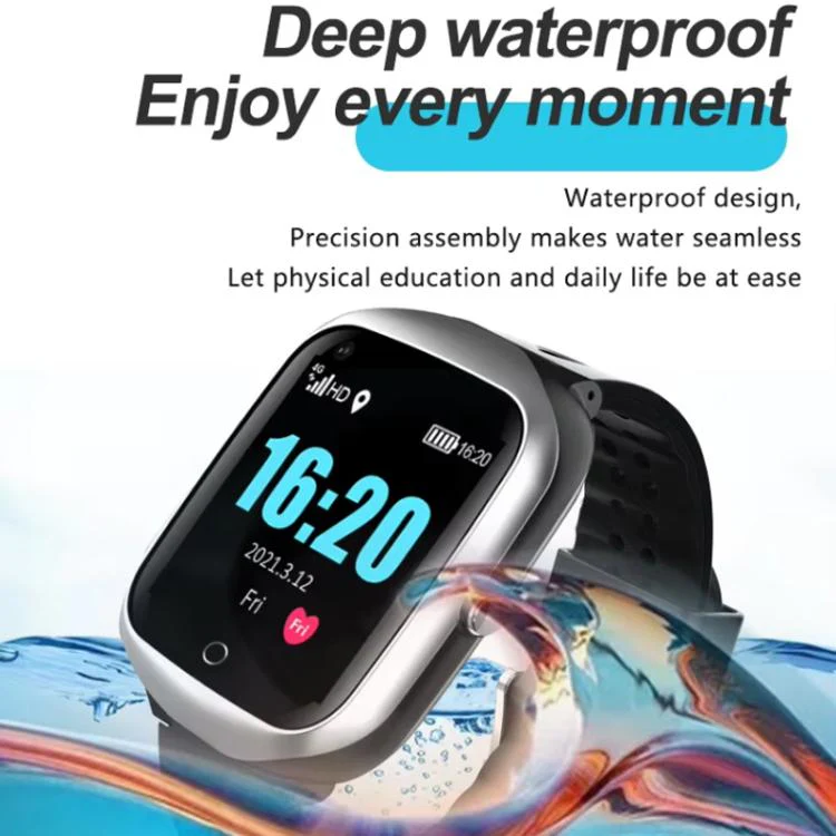 FA66 1.3-inch Screen 4G Network GPS Tracking Student Smart Watch, Model:American Version(Blue) - Image 11