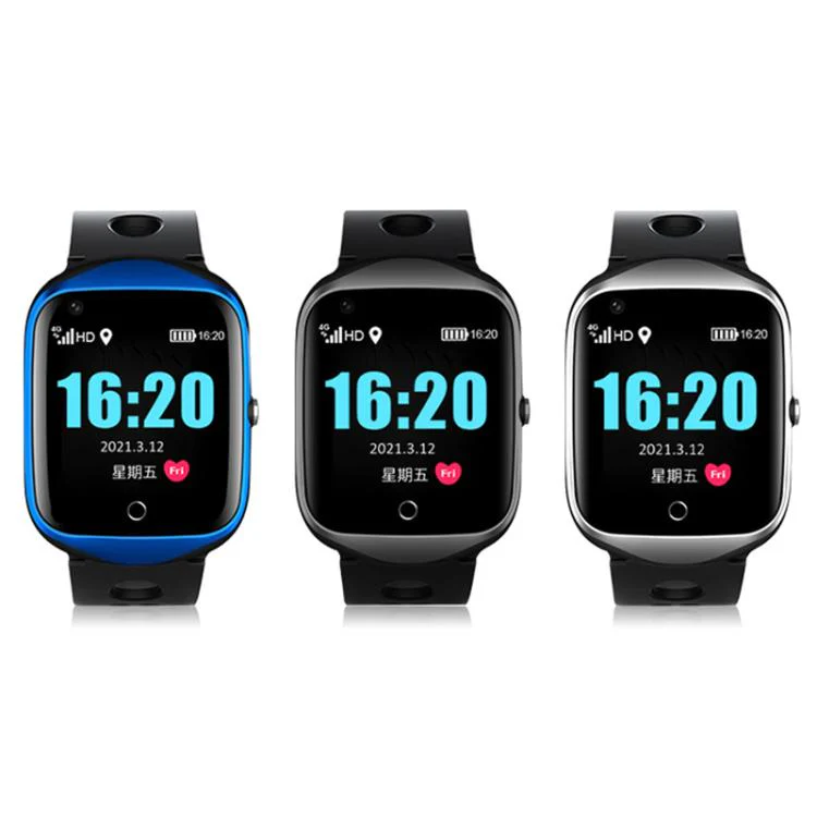 FA66 1.3-inch Screen 4G Network GPS Tracking Student Smart Watch, Model:American Version(Silver) - Image 2