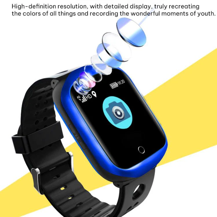 FA66 1.3-inch Screen 4G Network GPS Tracking Student Smart Watch, Model:American Version(Silver) - Image 9