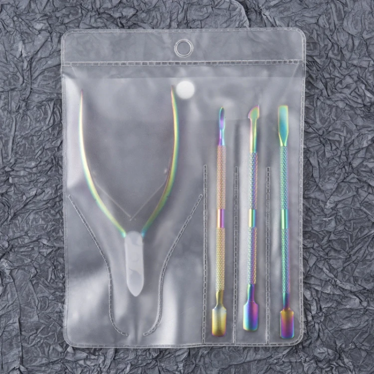 FABIYAN Stainless Steel Dead Skin Shear Steel Push Nail Art Tool Set, Specification:   Set 5 - Image 7