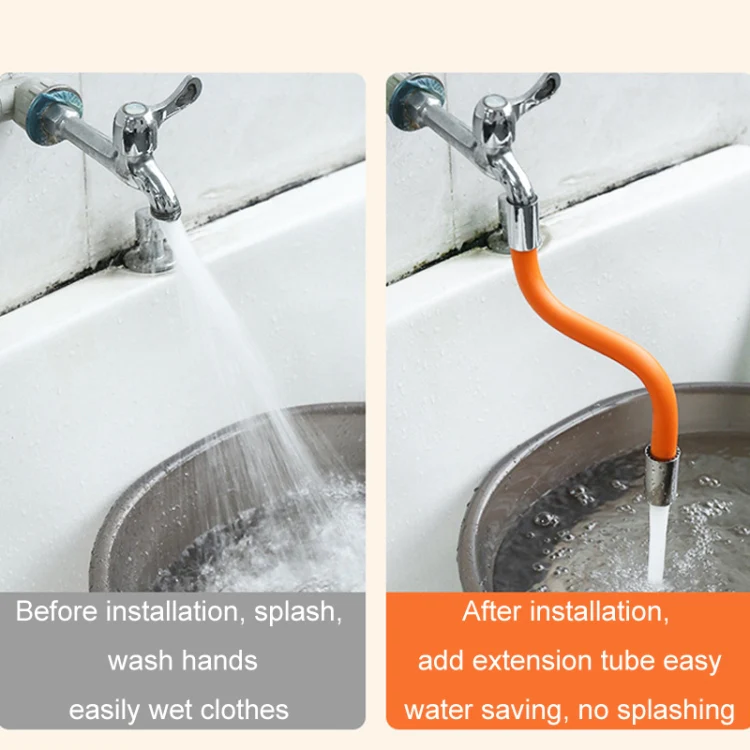 Faucet Splash-proof Universal Bending Shaping Extension Tube, Length: 50cm - Image 6