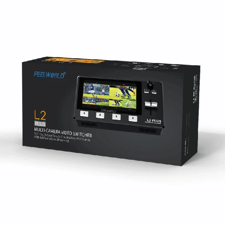 FEELWORLD L2 Plus Multi-camera Video Mixer Switcher with 5.5 inch Screen(AU Plug) - Image 9