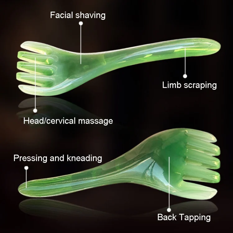 Five Claws Massager Meridian Stress Reducing Massage Comb(Yellow) - Image 4