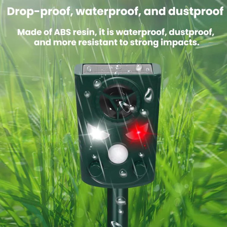 Five-Level Frequency-Modulated Outdoor Ultrasonic Solar-Powered Animal Repellent Device(711) - Image 5