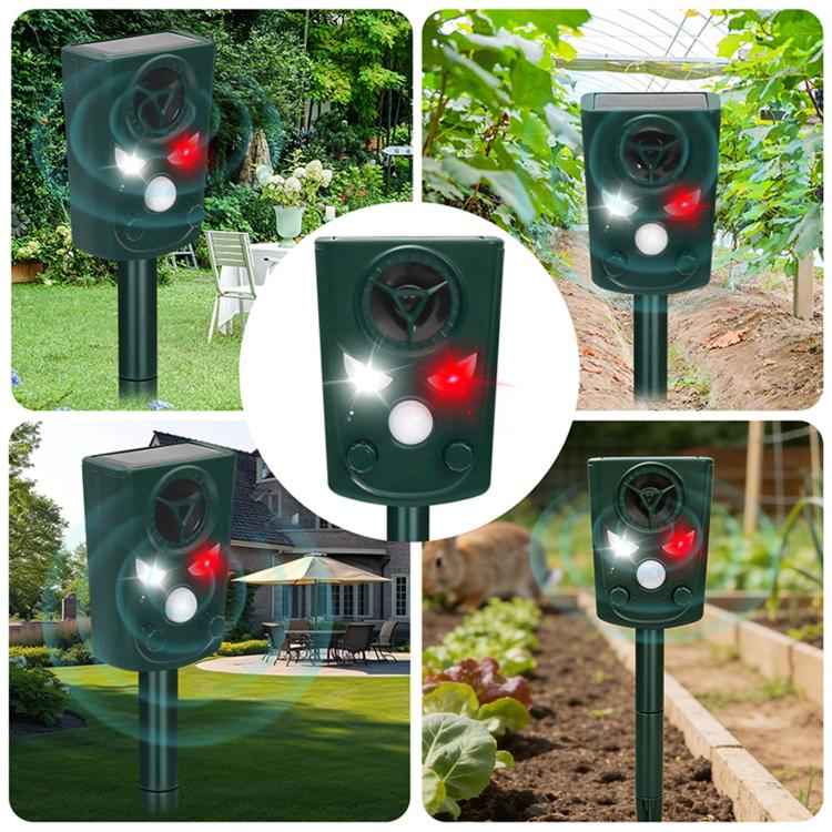 Five-Level Frequency-Modulated Outdoor Ultrasonic Solar-Powered Animal Repellent Device(711) - Image 8