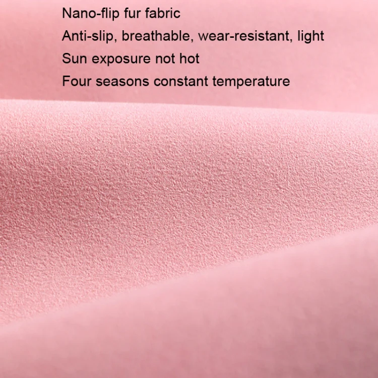 Flip-fur Car Cushion Breathable Ventilation Cushion for Four Seasons, Style: Long Rear Cushion(Orange) - Image 6