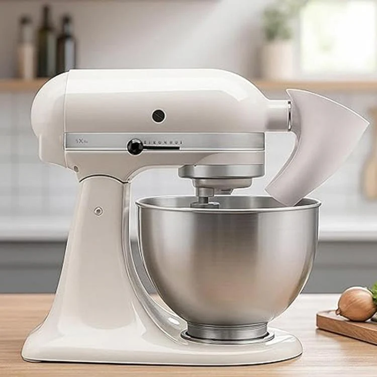 Flour Funnel For KitchenAid 5 Quart Stand Mixer Attachment(Black) - Image 5