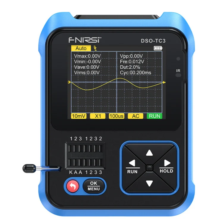FNIRSI 3 In 1 Handheld Digital Oscilloscope LCR Transistor Tester, Specification: Upgrade - Image 2