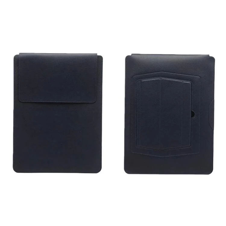 For 15-16 inch Laptop Sleeve With Stand Function Shockproof Laptop Bag(Blue)