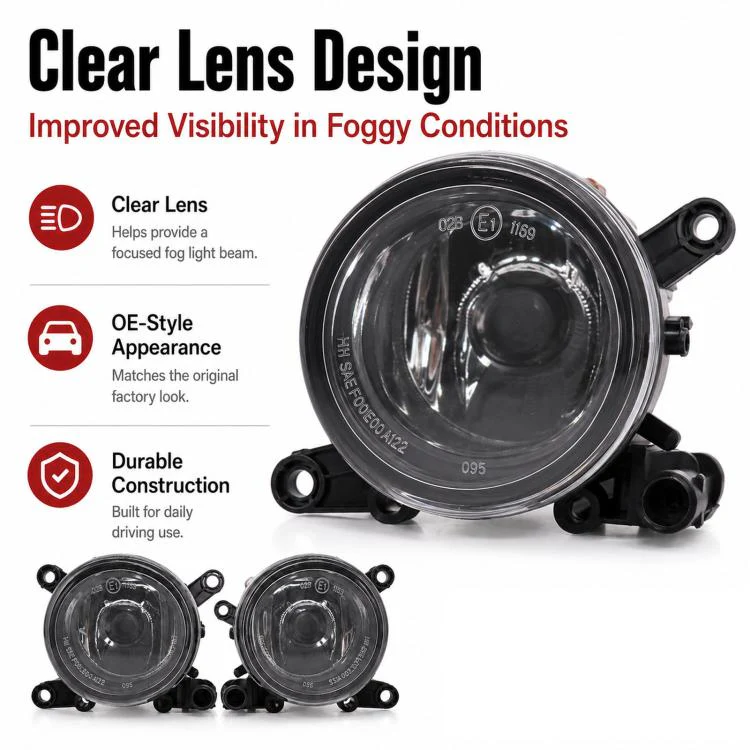 For 2000-2005 Audi A4 / RS4 Fog Lights 8E0941700 / 8E0941699(Left) - Image 4