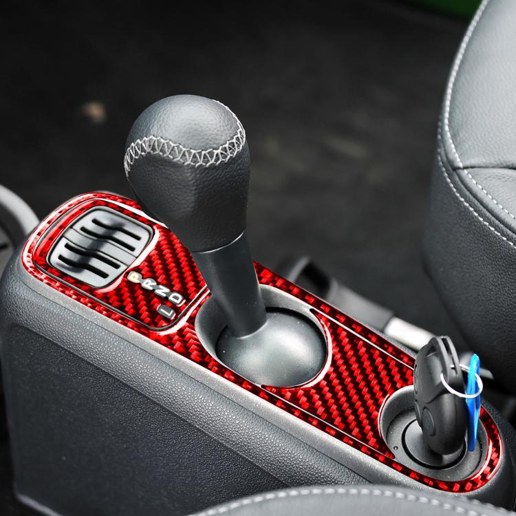 For 2011-2015 Benz Smart Fortwo 3pcs /Set Left-Hand Drive Type B Gearshift Sticker(Red)