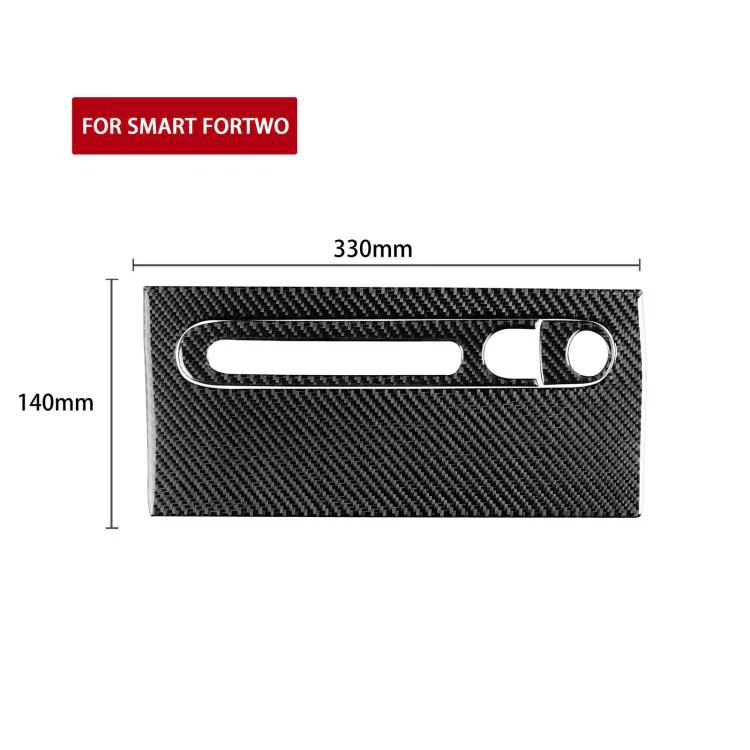 For 2011-2015 Benz Smart Fortwo Right-hand Drive 3pcs /Set Glove Box Sticker(Red) - Image 3